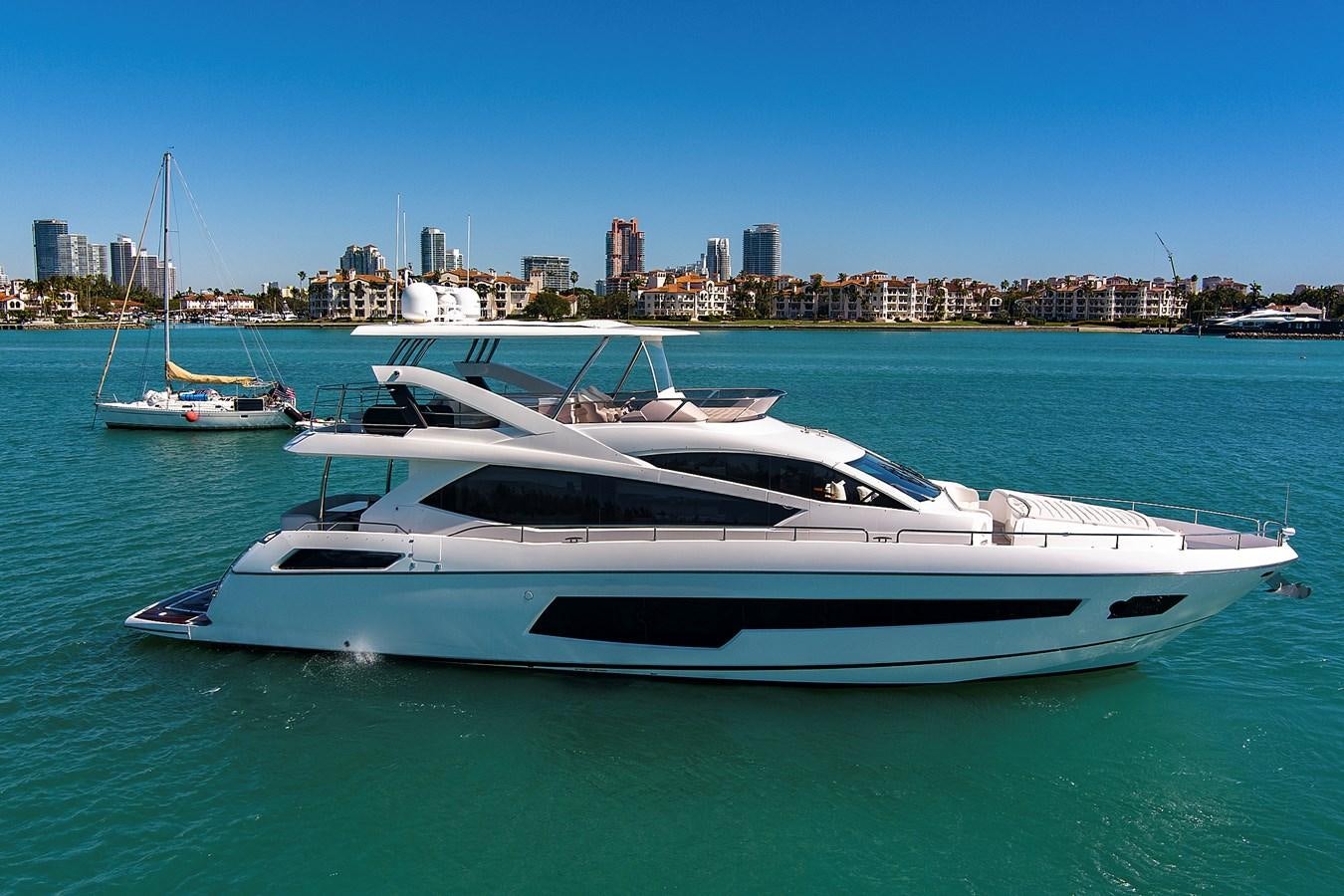 a boat on the water aboard MISTY K Yacht for Sale