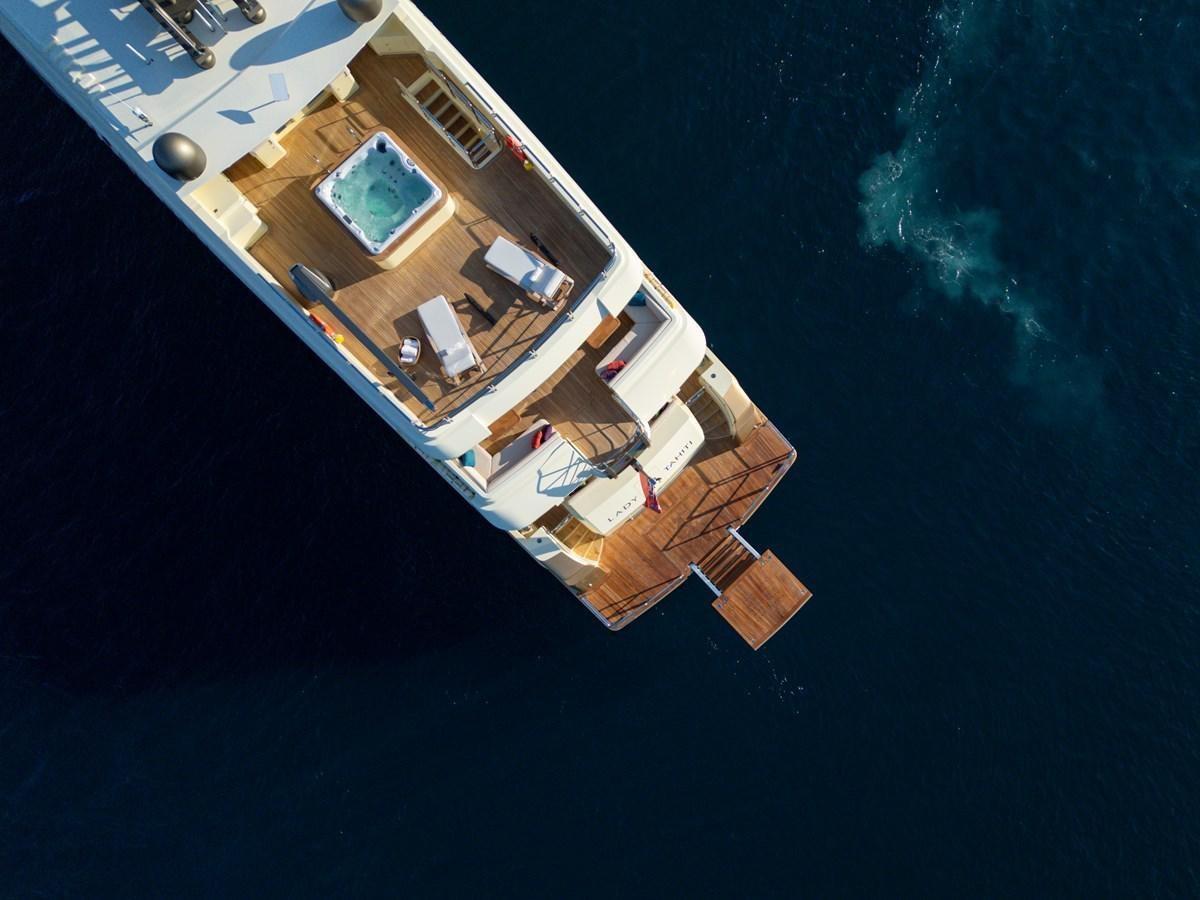 a view of a boat on the water aboard LADY TAHITI Yacht for Sale