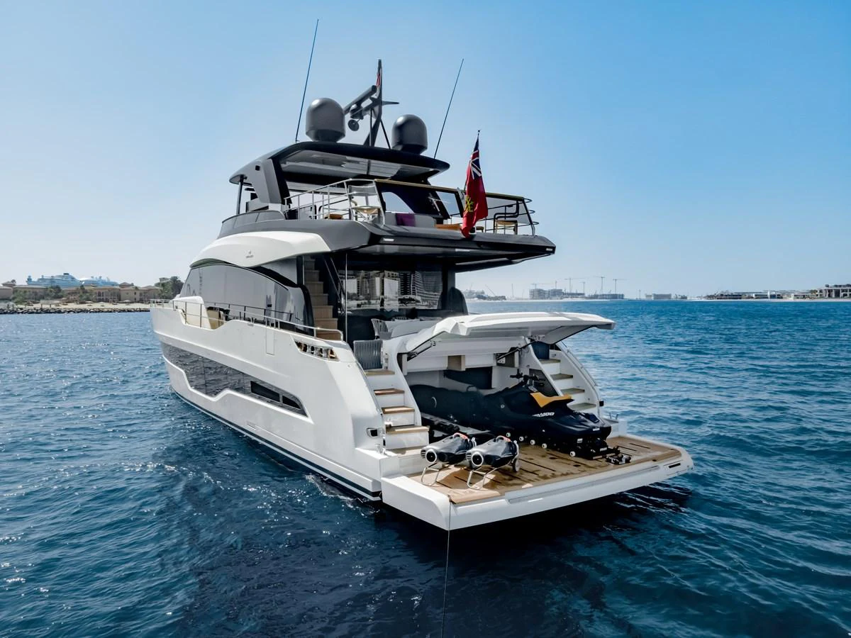 a boat on the water aboard MOSHE Yacht for Sale