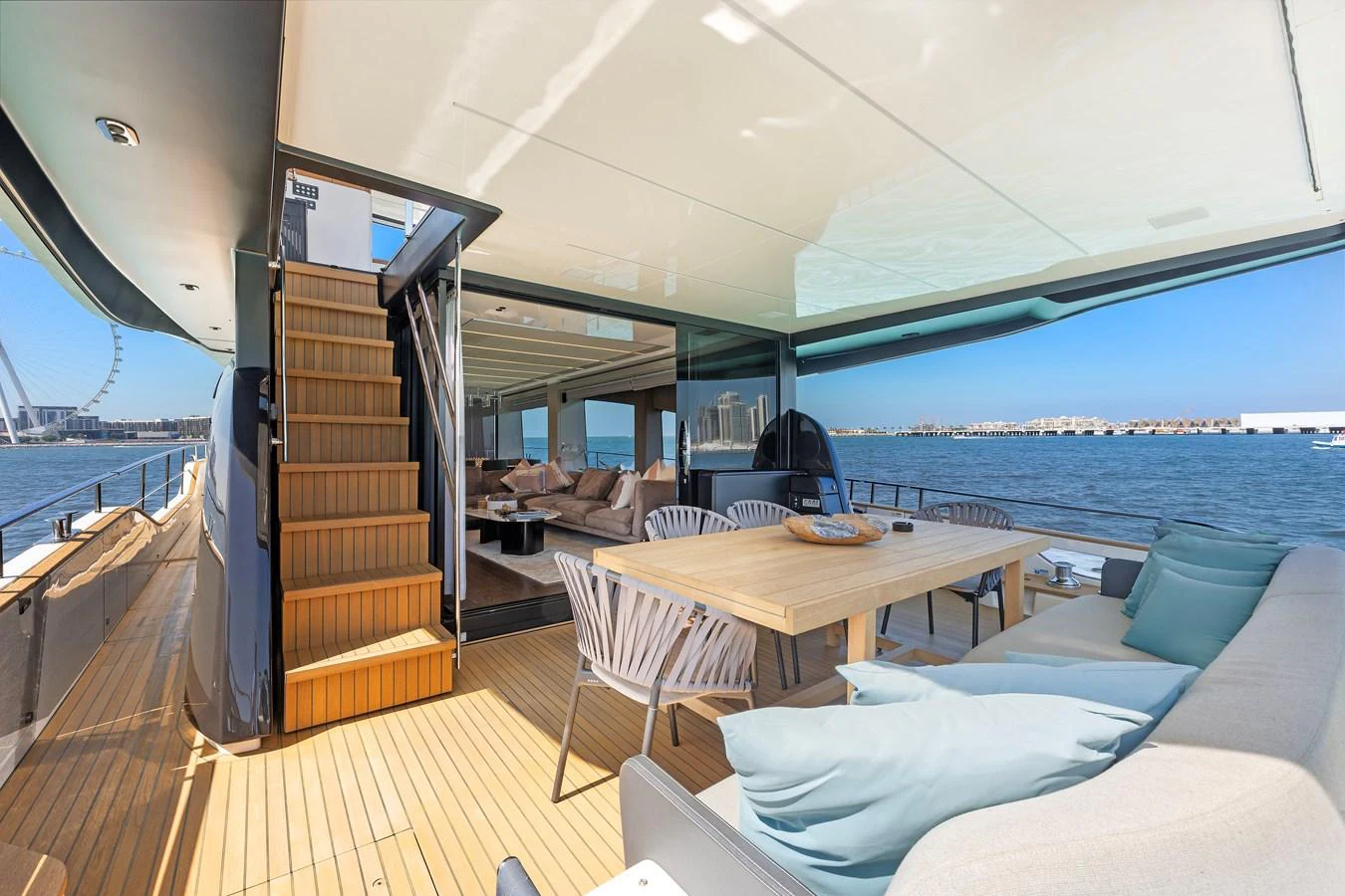 a boat on the water aboard MOSHE Yacht for Sale