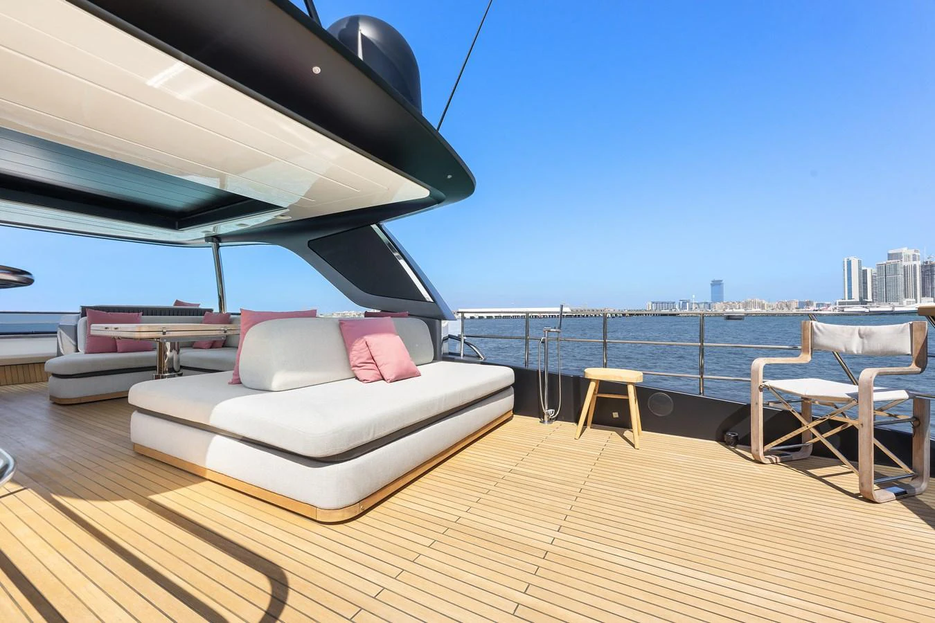 a boat on the water aboard MOSHE Yacht for Sale