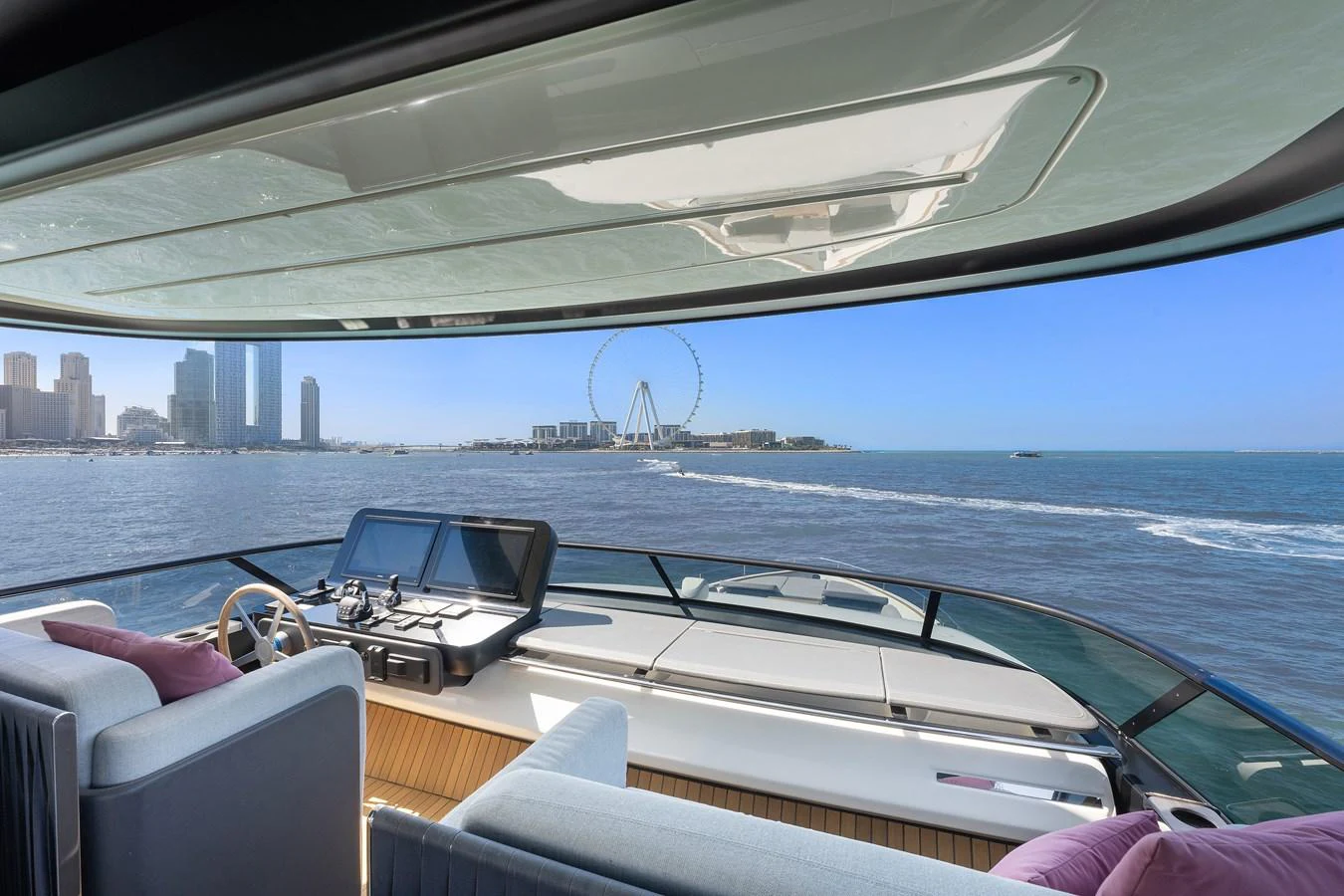 a boat on the water aboard MOSHE Yacht for Sale