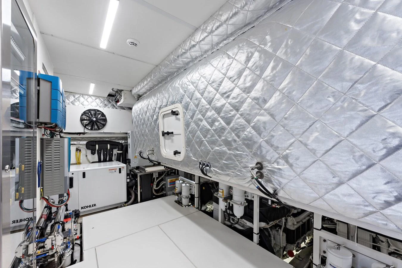 a room with several machines aboard MOSHE Yacht for Sale