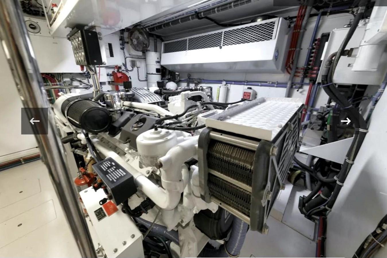 a room with machinery aboard VITA BREVIS Yacht for Sale