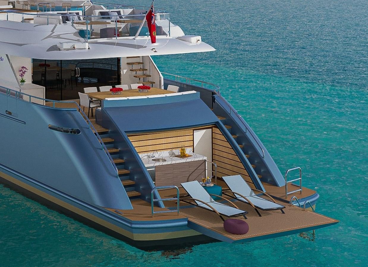 a boat on the water aboard STELLARONE AL108 Yacht for Sale