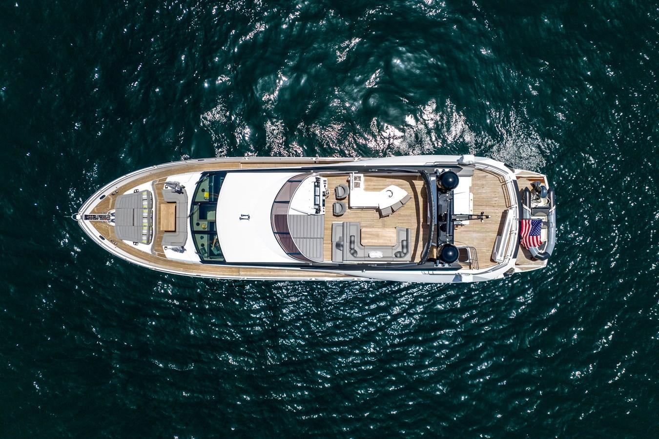 a ship in the water aboard F5 Yacht for Sale