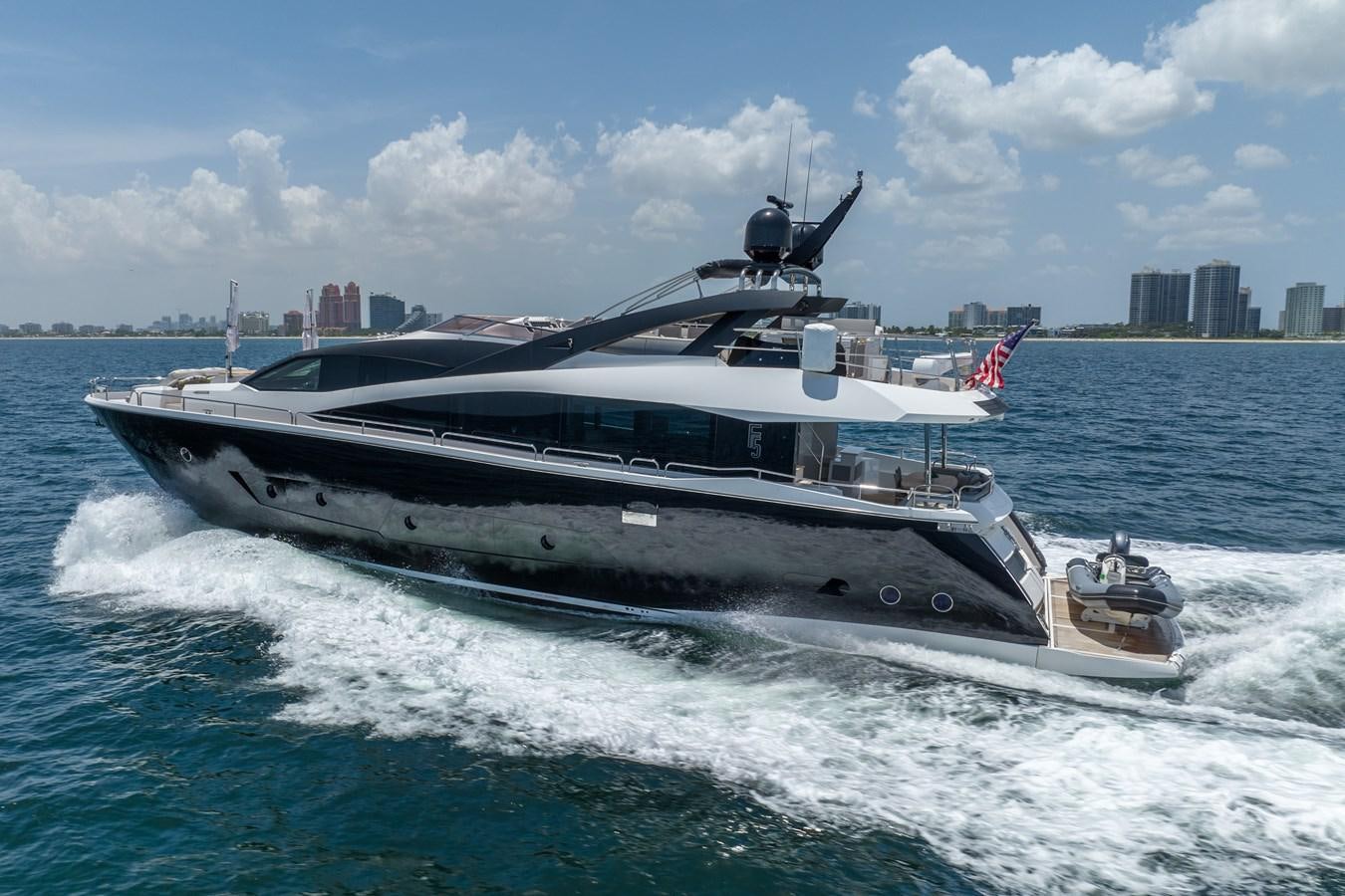a boat on the water aboard F5 Yacht for Sale