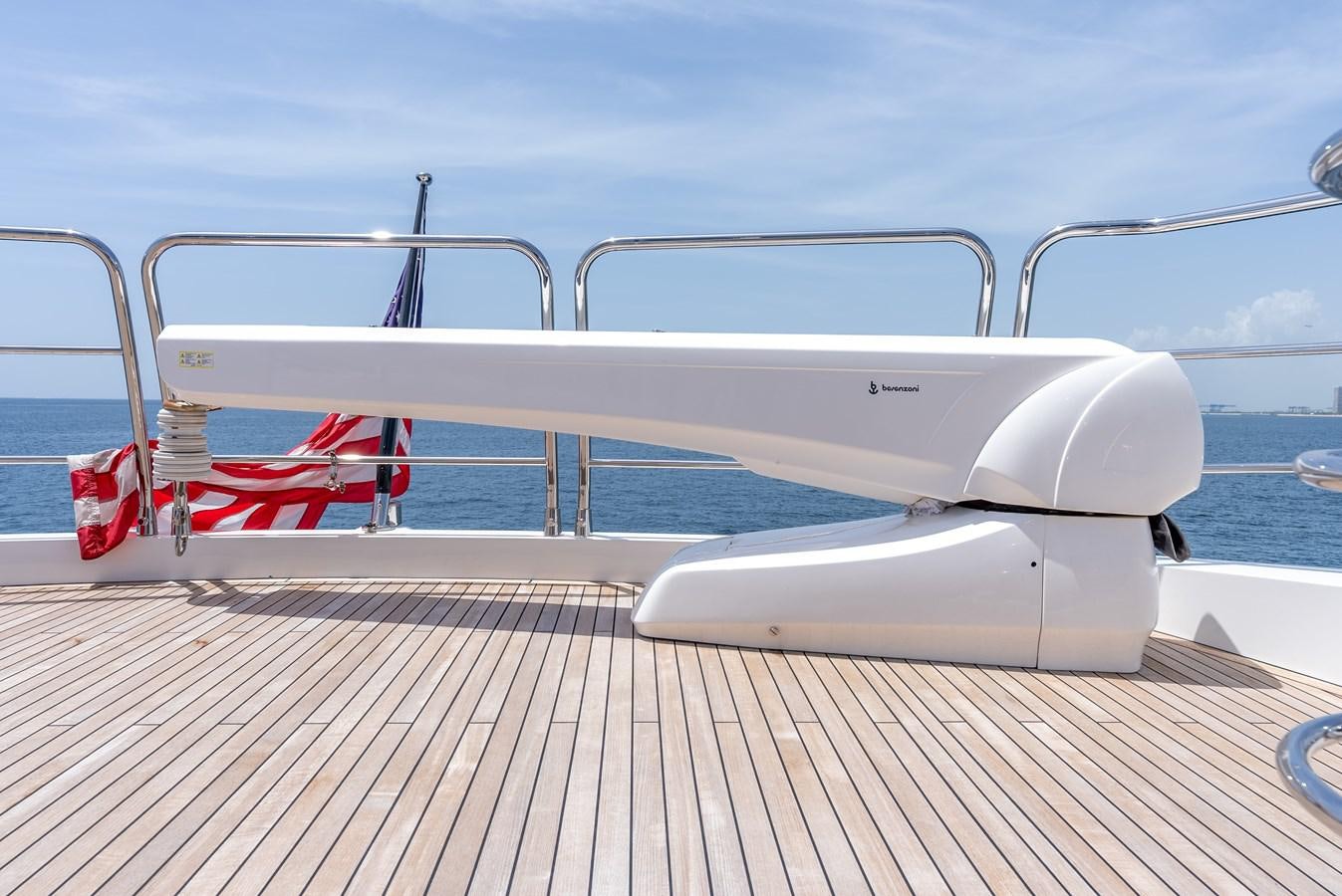 a boat on a body of water aboard F5 Yacht for Sale