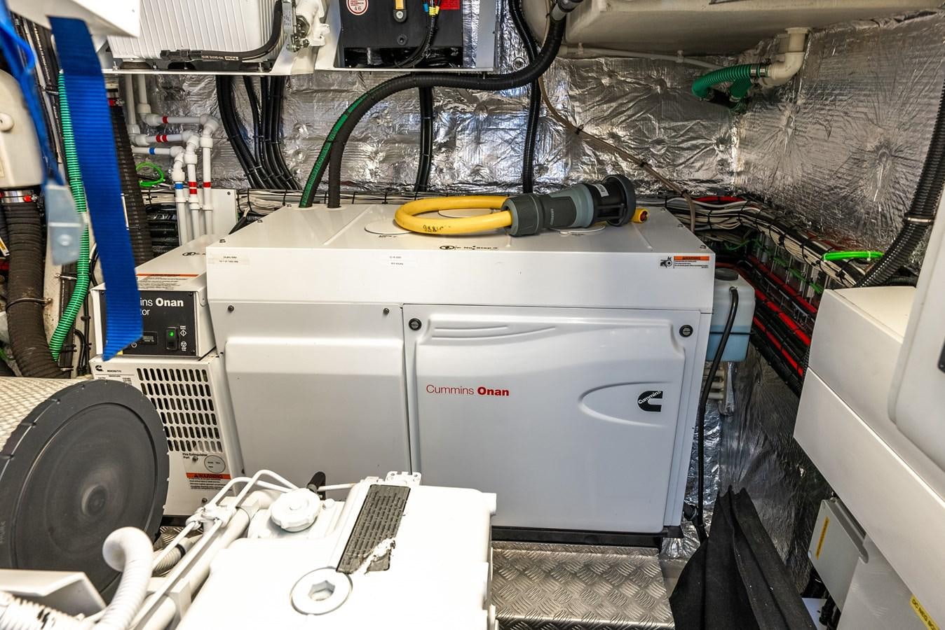 a machine with wires aboard F5 Yacht for Sale