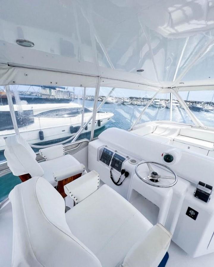 the inside of a boat aboard BERTRAM 66 Yacht for Sale