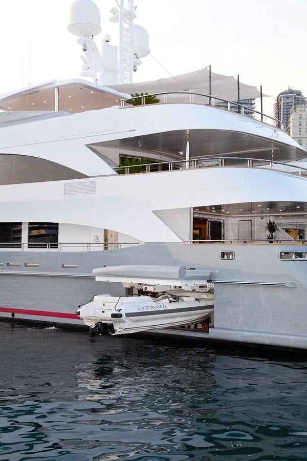 a boat parked in the water aboard ARMADA Yacht for Sale