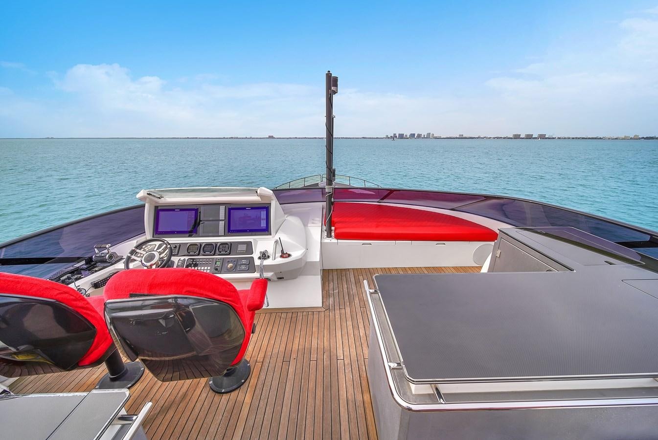 a boat on a boat aboard SUNSEEKER 115 SPORT YACHT  Yacht for Sale