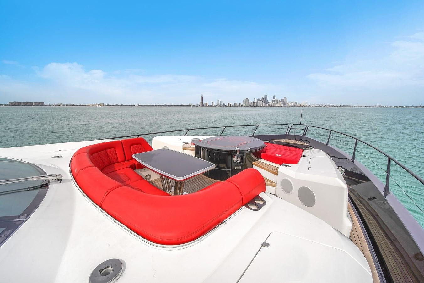 a boat on the water aboard SUNSEEKER 115 SPORT YACHT  Yacht for Sale