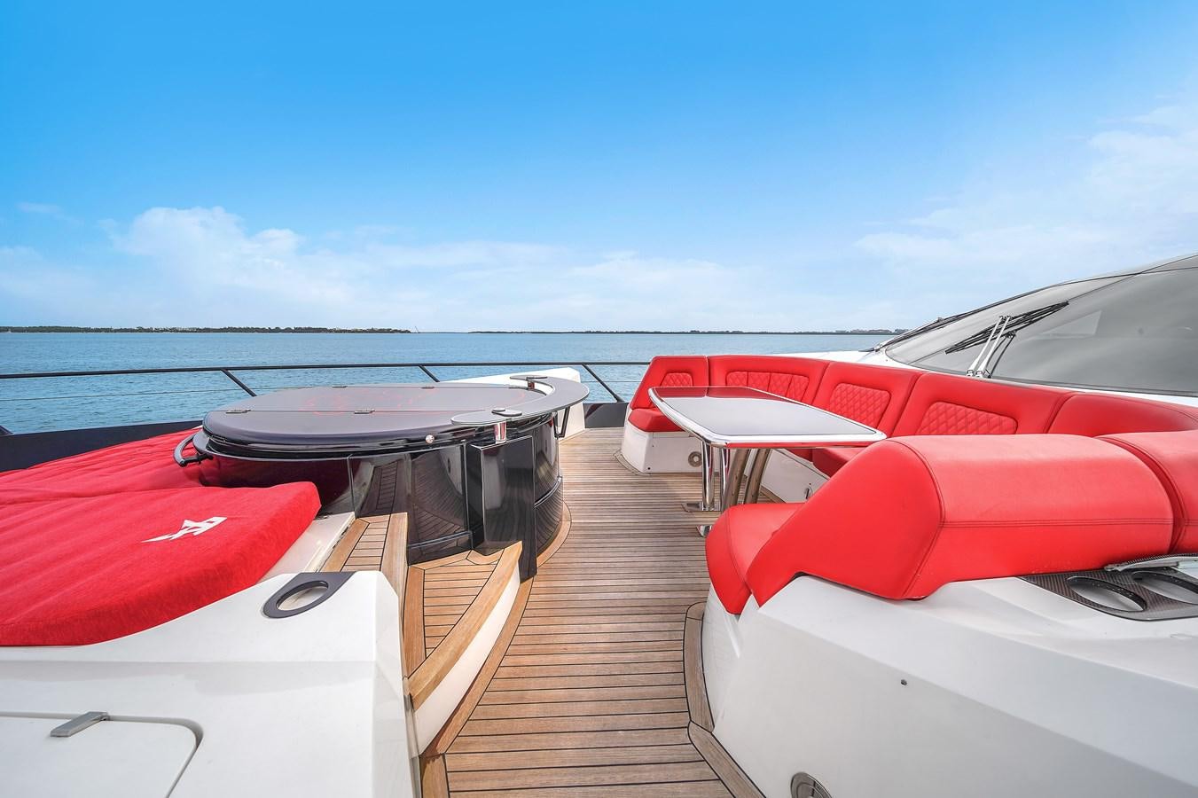 a boat on a body of water aboard SUNSEEKER 115 SPORT YACHT  Yacht for Sale