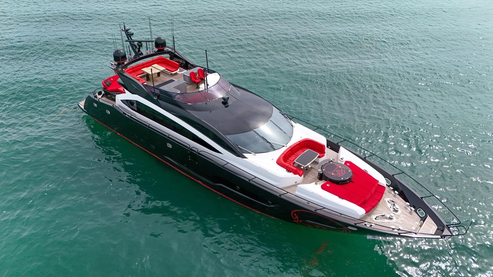 a boat in the water aboard SUNSEEKER 115 SPORT YACHT  Yacht for Sale