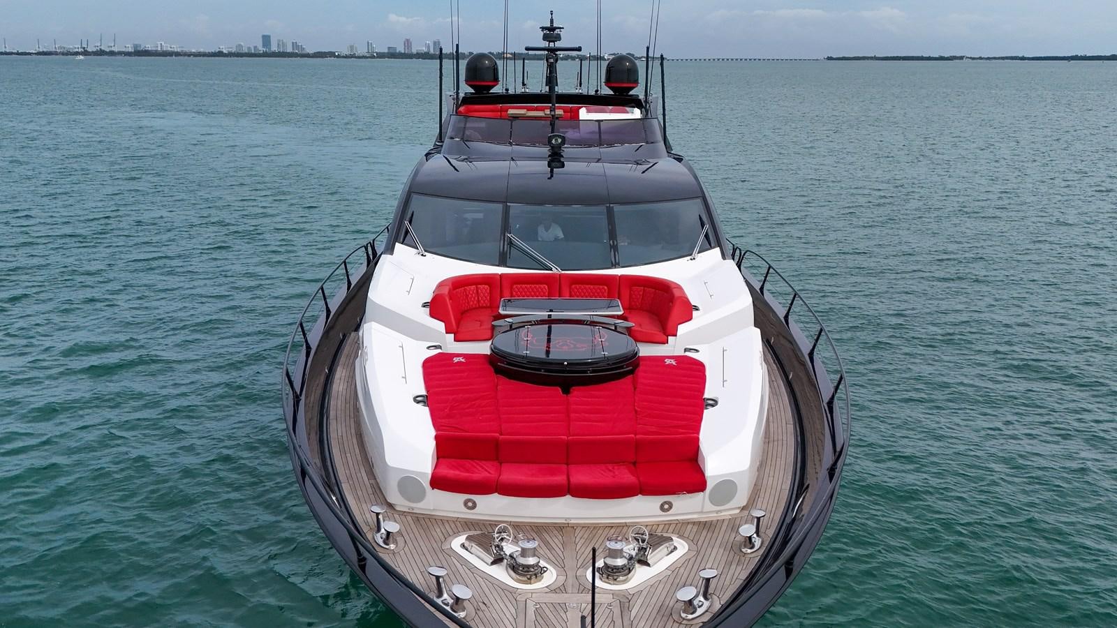 a boat in the water aboard SUNSEEKER 115 SPORT YACHT  Yacht for Sale