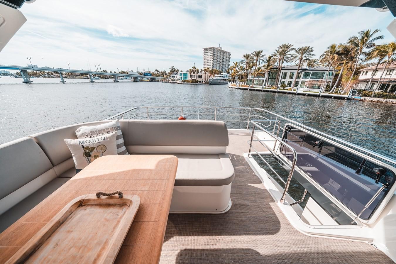 a boat on the water aboard ABSOLUTE 68 NAVETTA Yacht for Sale