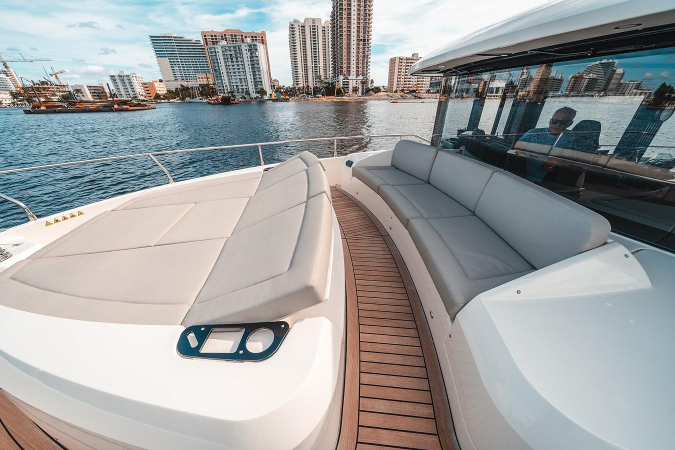 a boat on the water aboard ABSOLUTE 68 NAVETTA Yacht for Sale