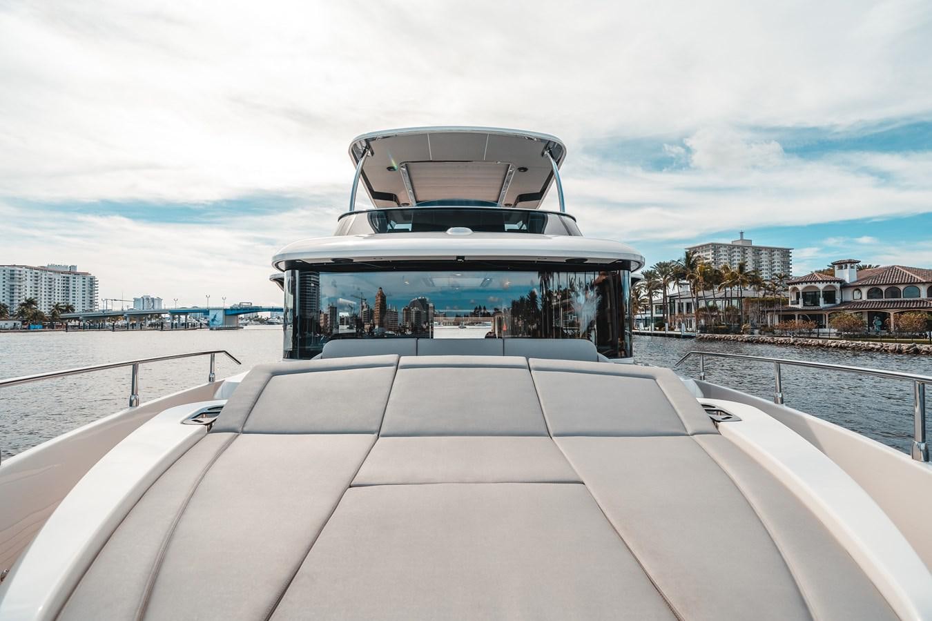 a boat on a body of water aboard ABSOLUTE 68 NAVETTA Yacht for Sale