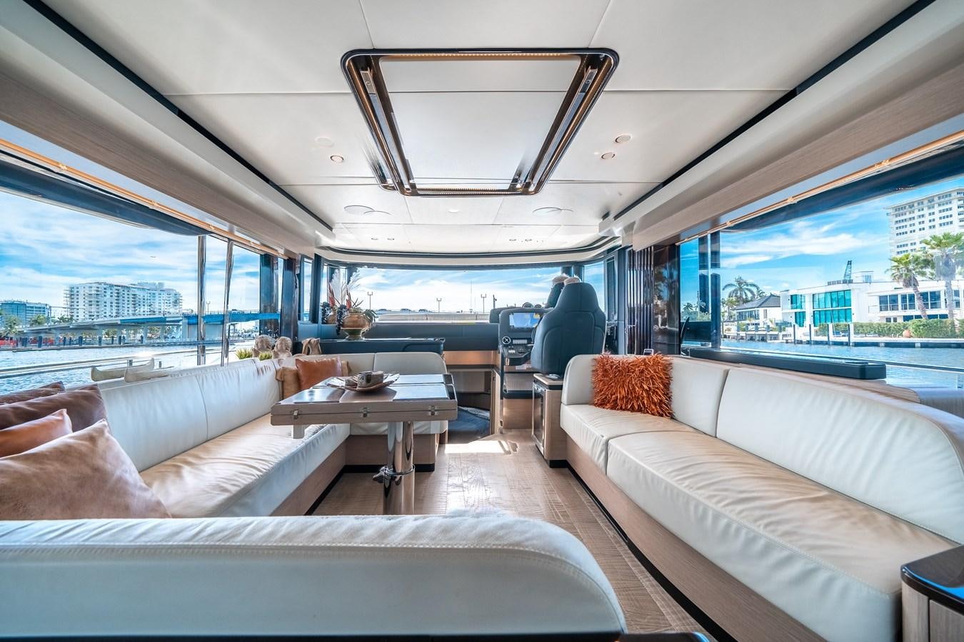 inside of a bus aboard ABSOLUTE 68 NAVETTA Yacht for Sale