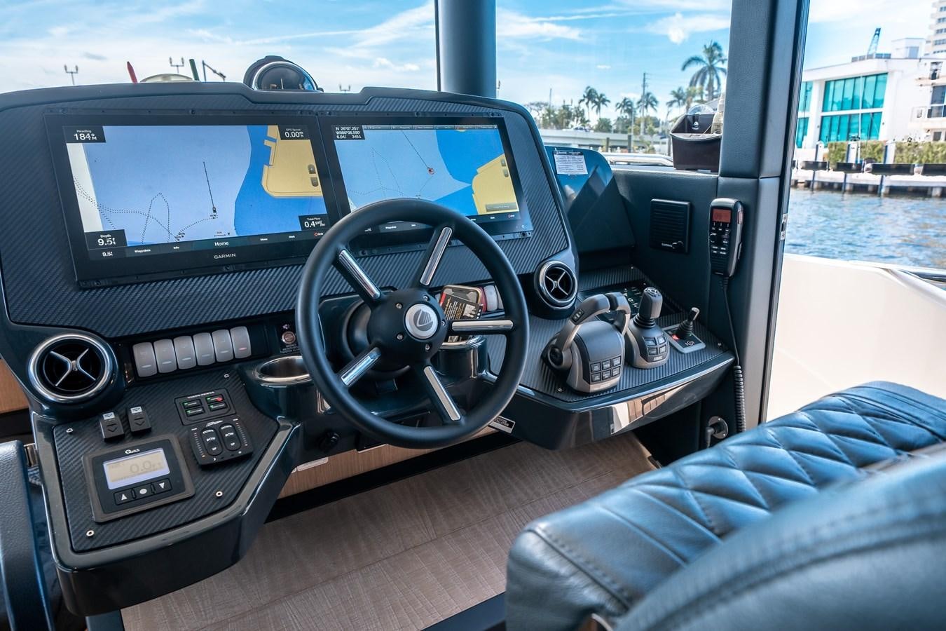 inside of a car aboard ABSOLUTE 68 NAVETTA Yacht for Sale