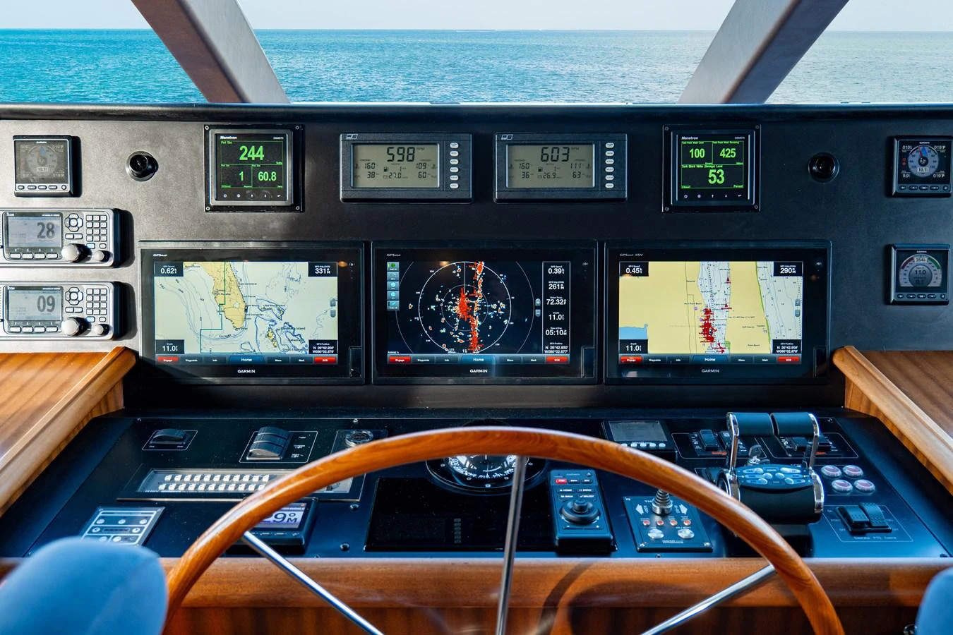 the inside of a plane aboard TRANQUILITY Yacht for Sale