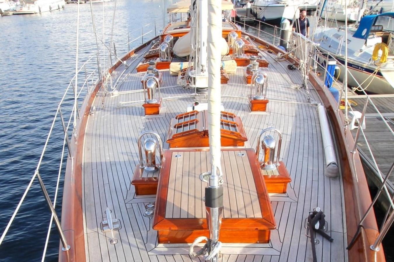 a boat on the water aboard BRAVEHEART OF SARK Yacht for Sale