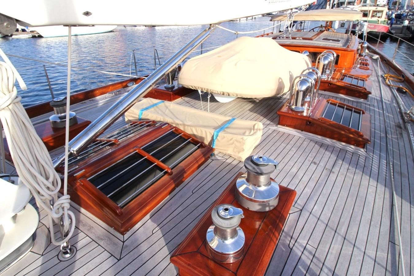 a boat on the water aboard BRAVEHEART OF SARK Yacht for Sale