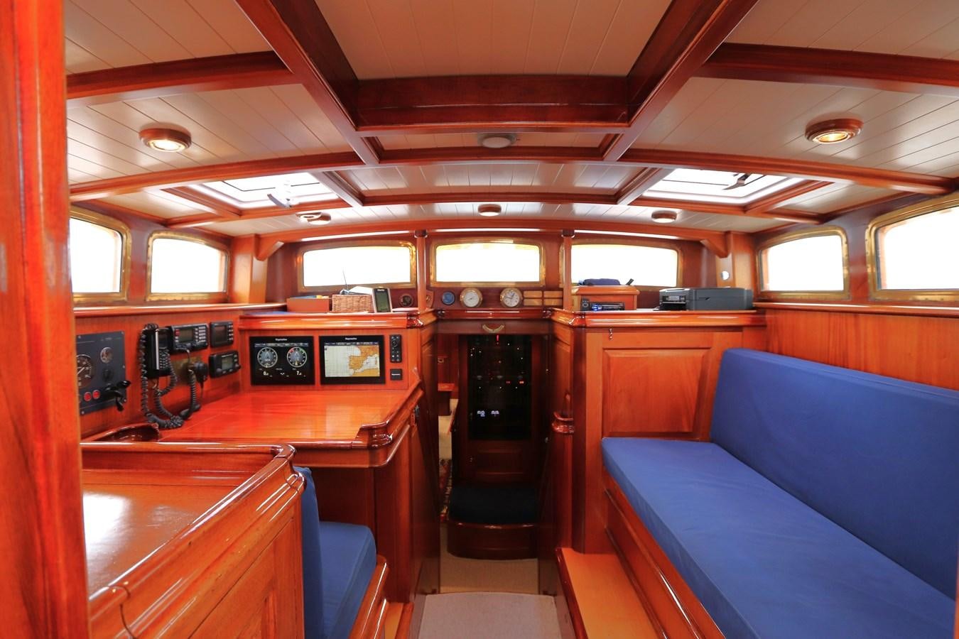 inside of a train aboard BRAVEHEART OF SARK Yacht for Sale