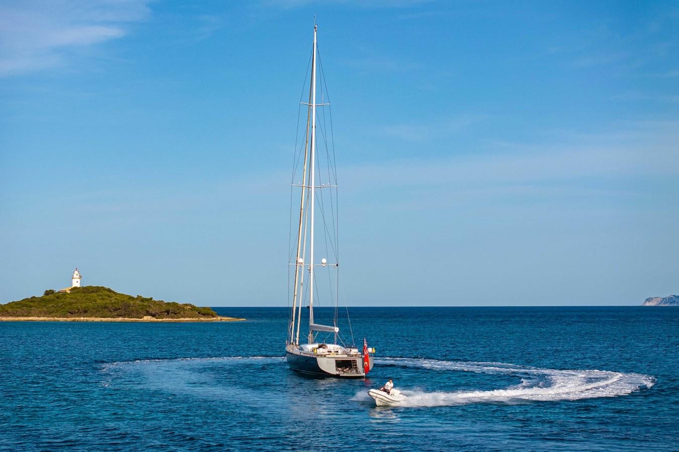 a sailboat on the water aboard MINI Y Yacht for Sale