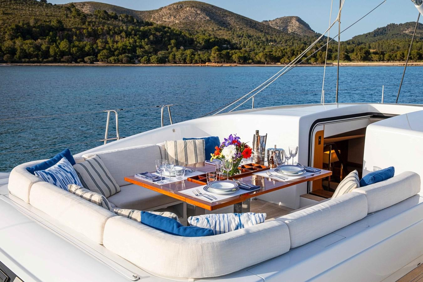 a boat on the water aboard MINI Y Yacht for Sale
