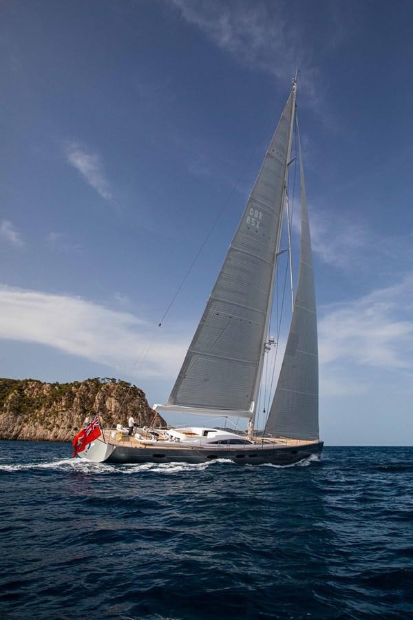 a sailboat on the water aboard MINI Y Yacht for Sale