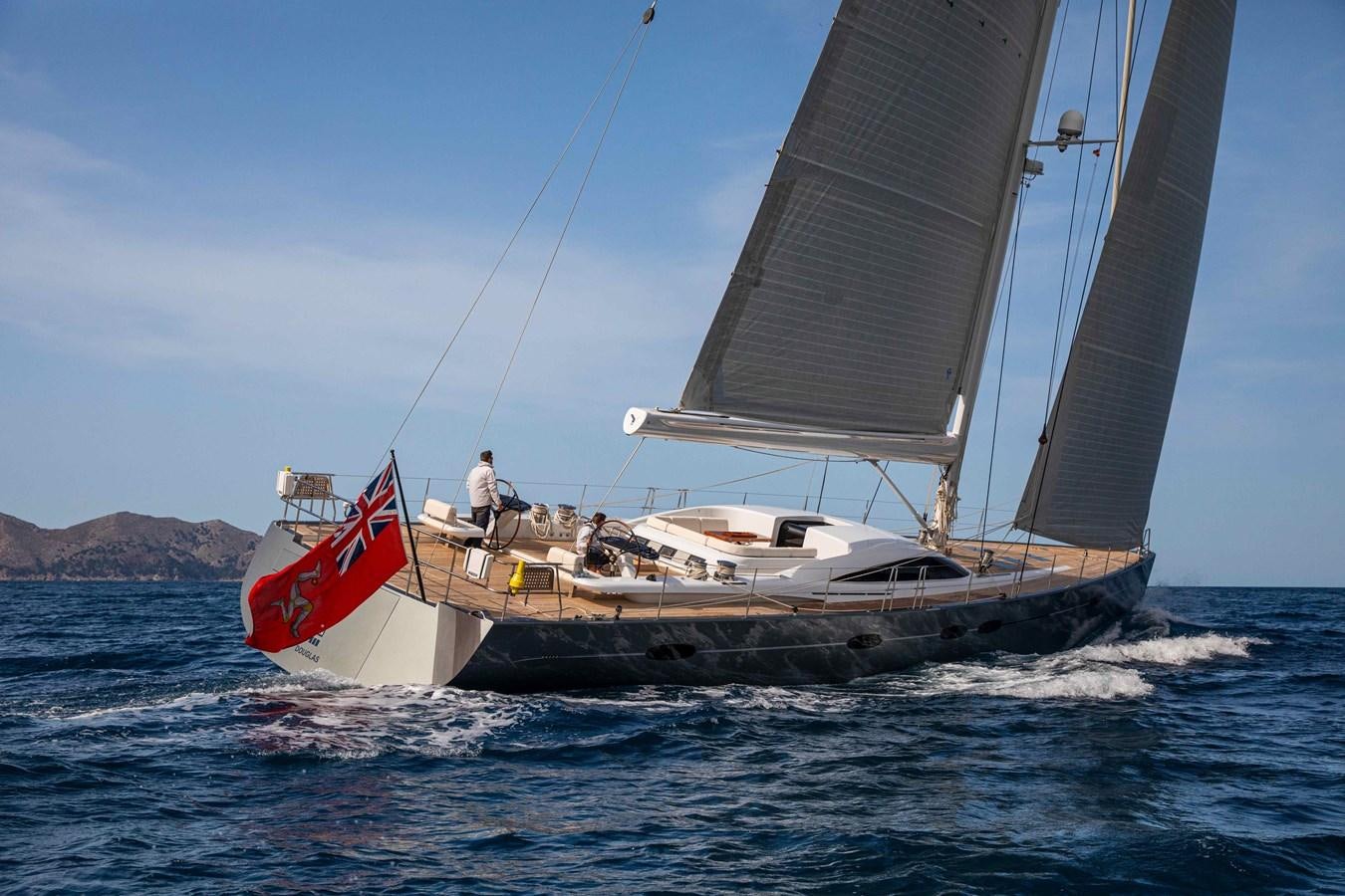 a boat sailing on the sea aboard MINI Y Yacht for Sale