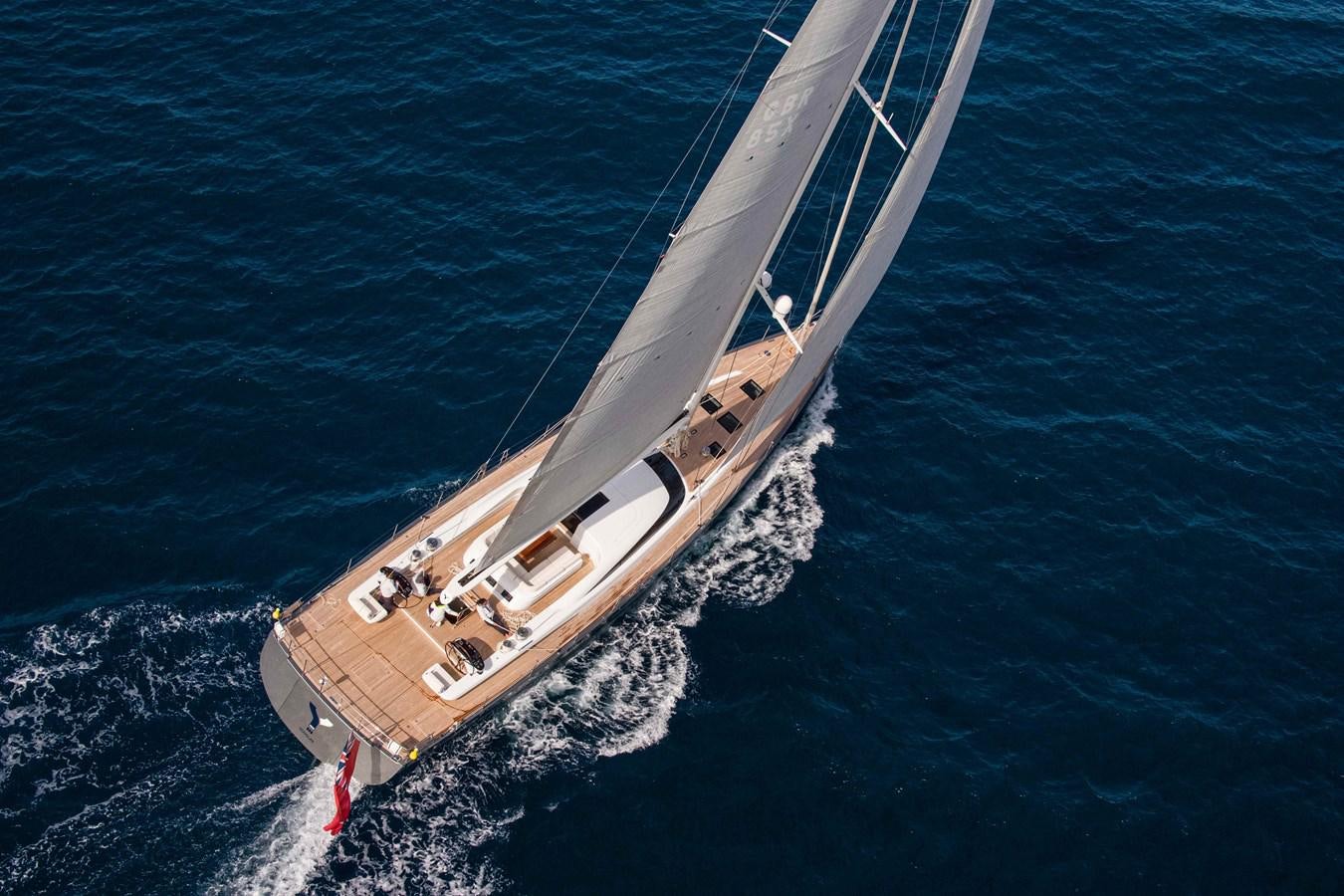 a boat in the water aboard MINI Y Yacht for Sale