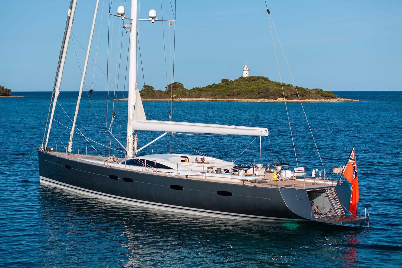 a boat on the water aboard MINI Y Yacht for Sale