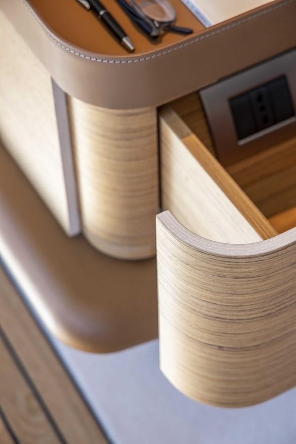 a roll of toilet paper aboard CUSTOM LINE NAVETTA 33/33 Yacht for Sale