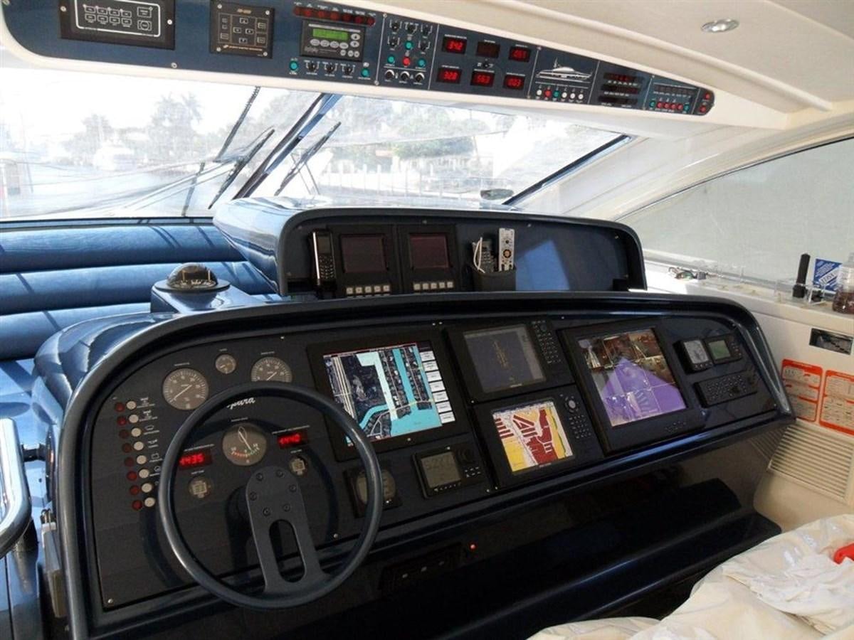 the inside of a car aboard SKS Yacht for Sale