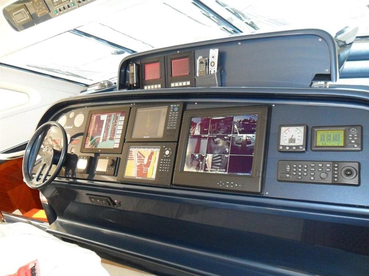 the inside of a car aboard SKS Yacht for Sale