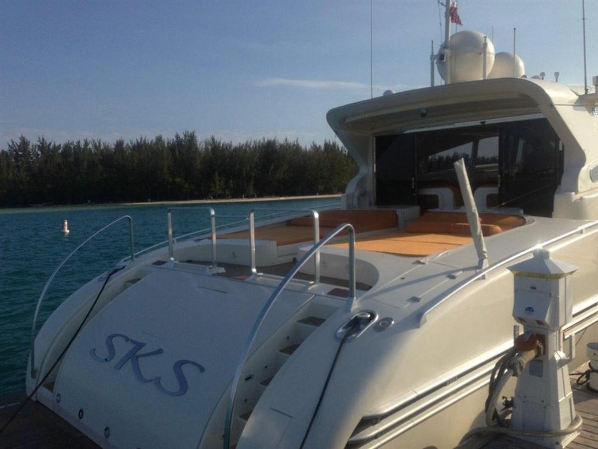a boat on the water aboard SKS Yacht for Sale