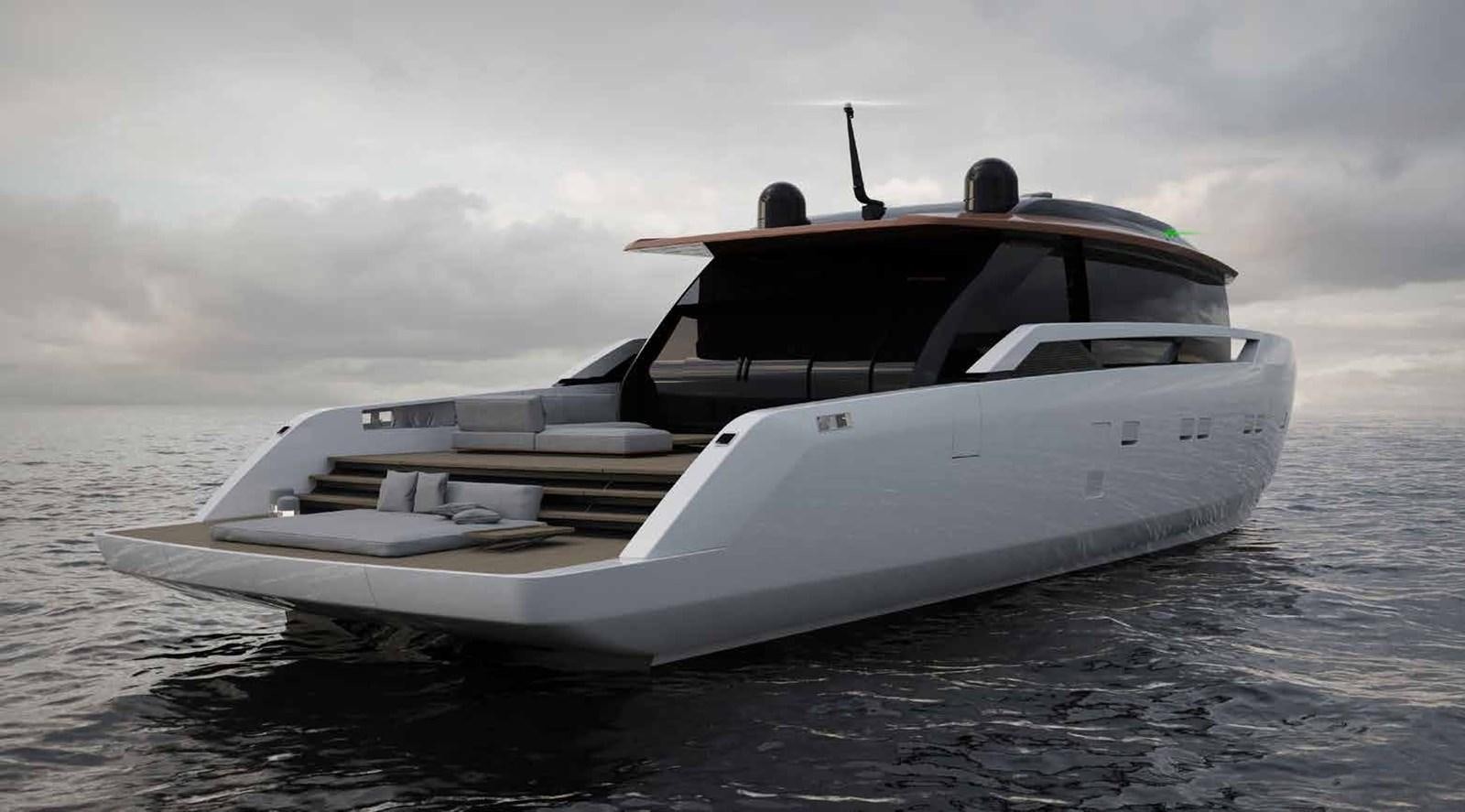 a white yacht in the water aboard 2024 SANLORENZO SP92 #16 Yacht for Sale