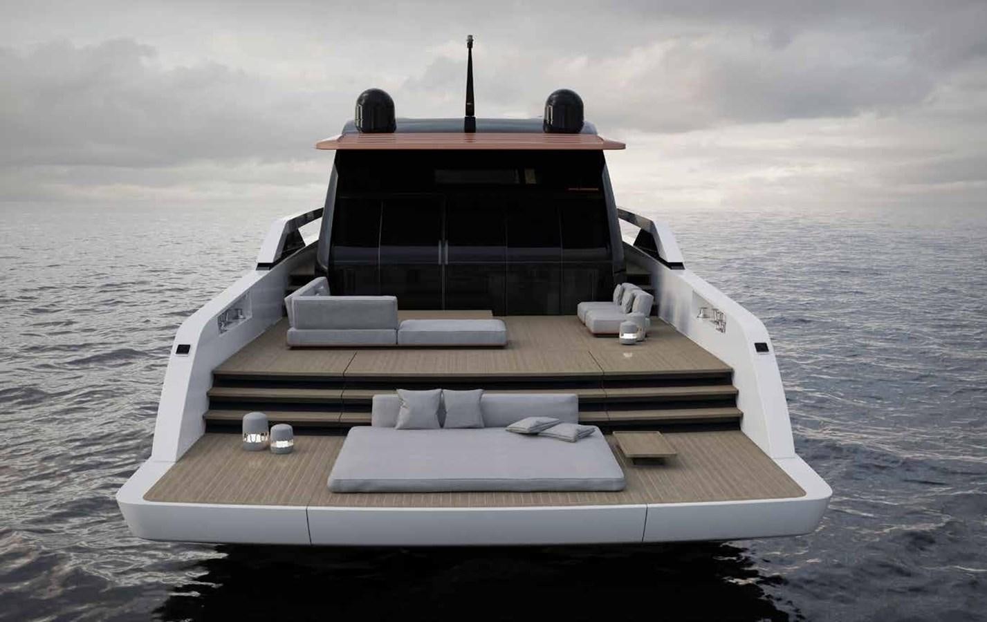 a boat on the water aboard 2024 SANLORENZO SP92 #16 Yacht for Sale