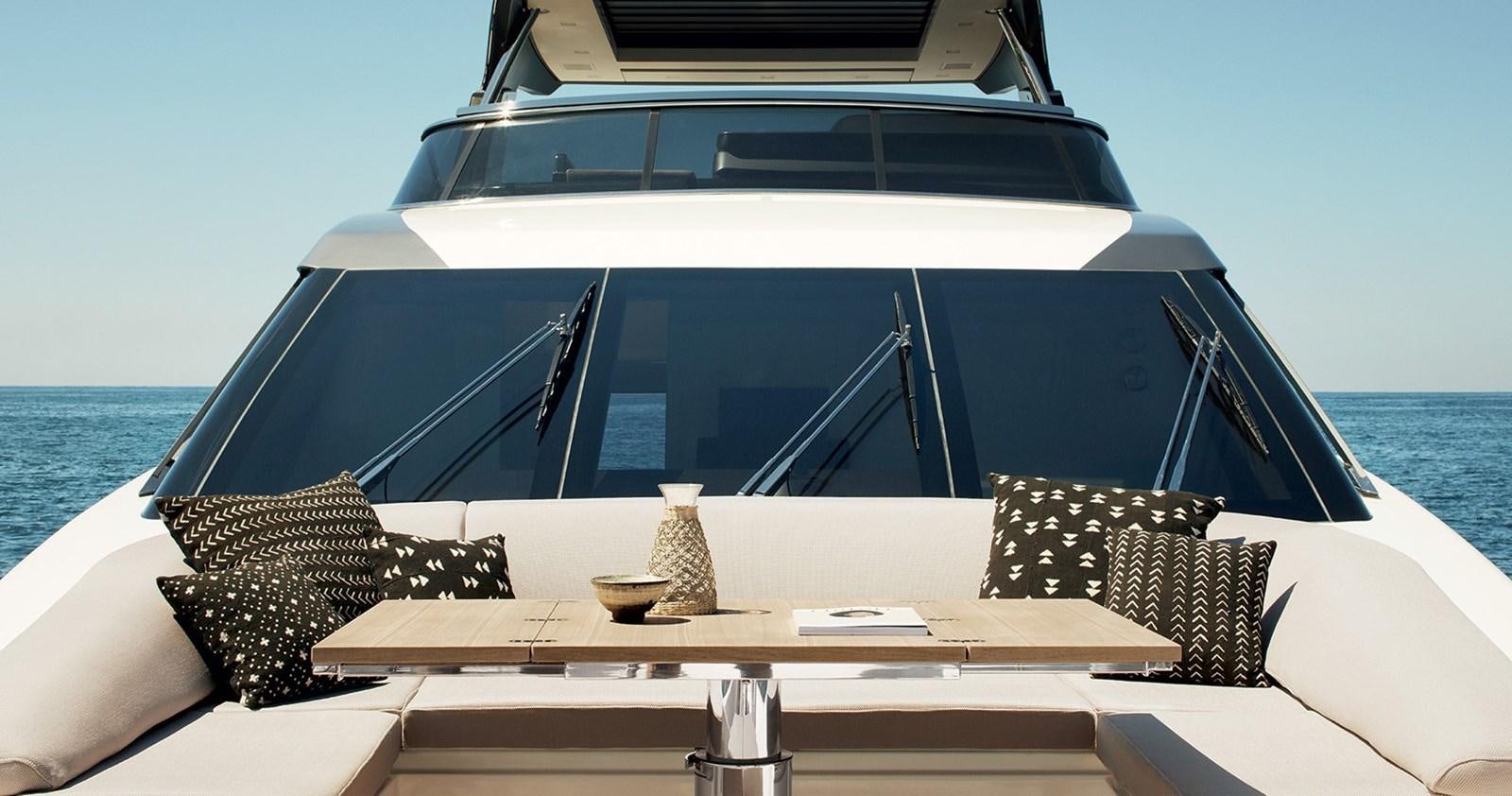 a boat on the water aboard 2021 SANLORENZO SL78 #721 Yacht for Sale