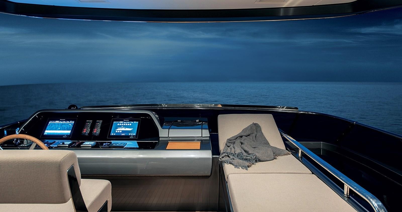 the inside of a car aboard 2021 SANLORENZO SL78 #721 Yacht for Sale