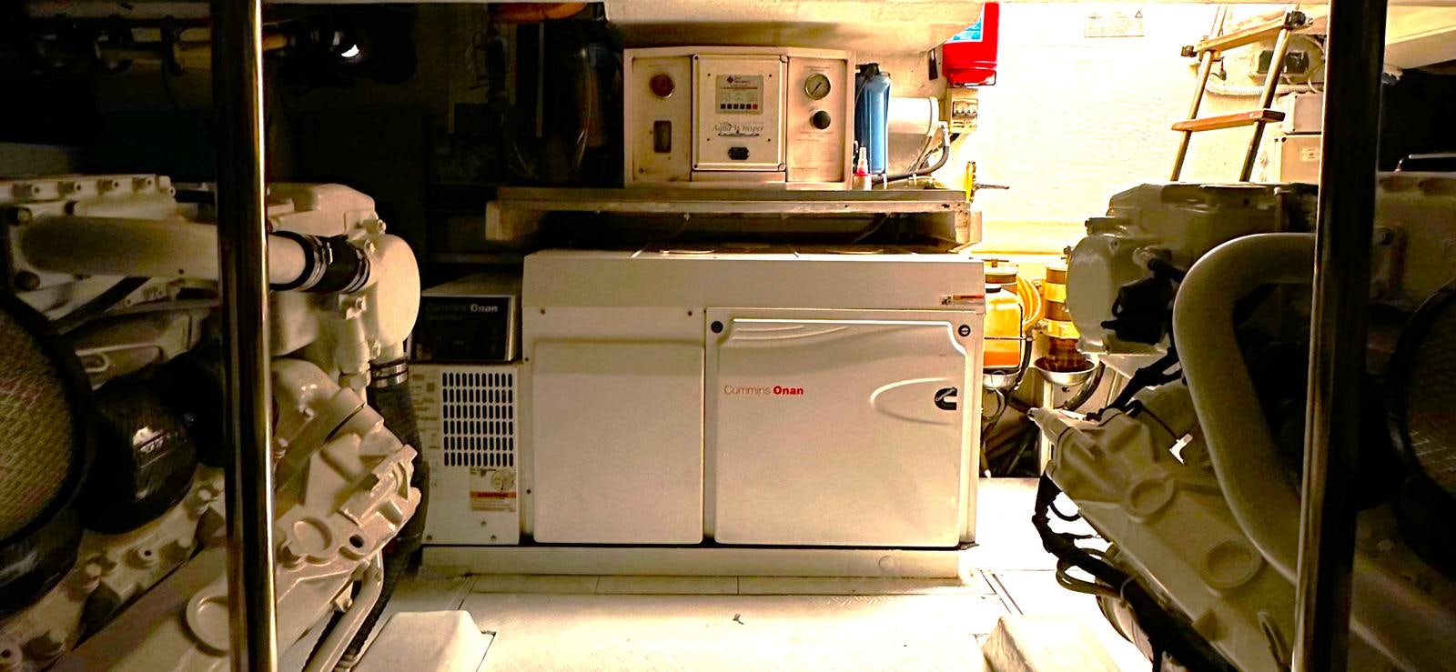 a machine on the counter aboard GOLDEN EX Yacht for Sale