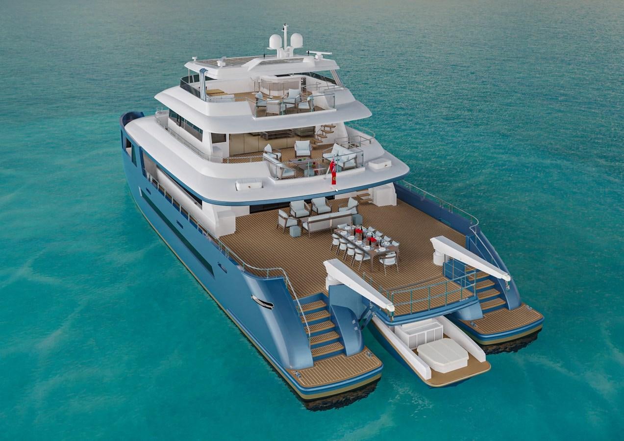 a large ship in the water aboard DELETE Yacht for Sale