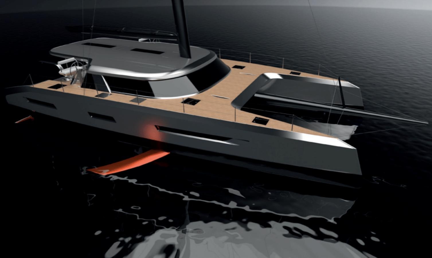 a boat on the water aboard INFINITI 72 CATAMARAN Yacht for Sale