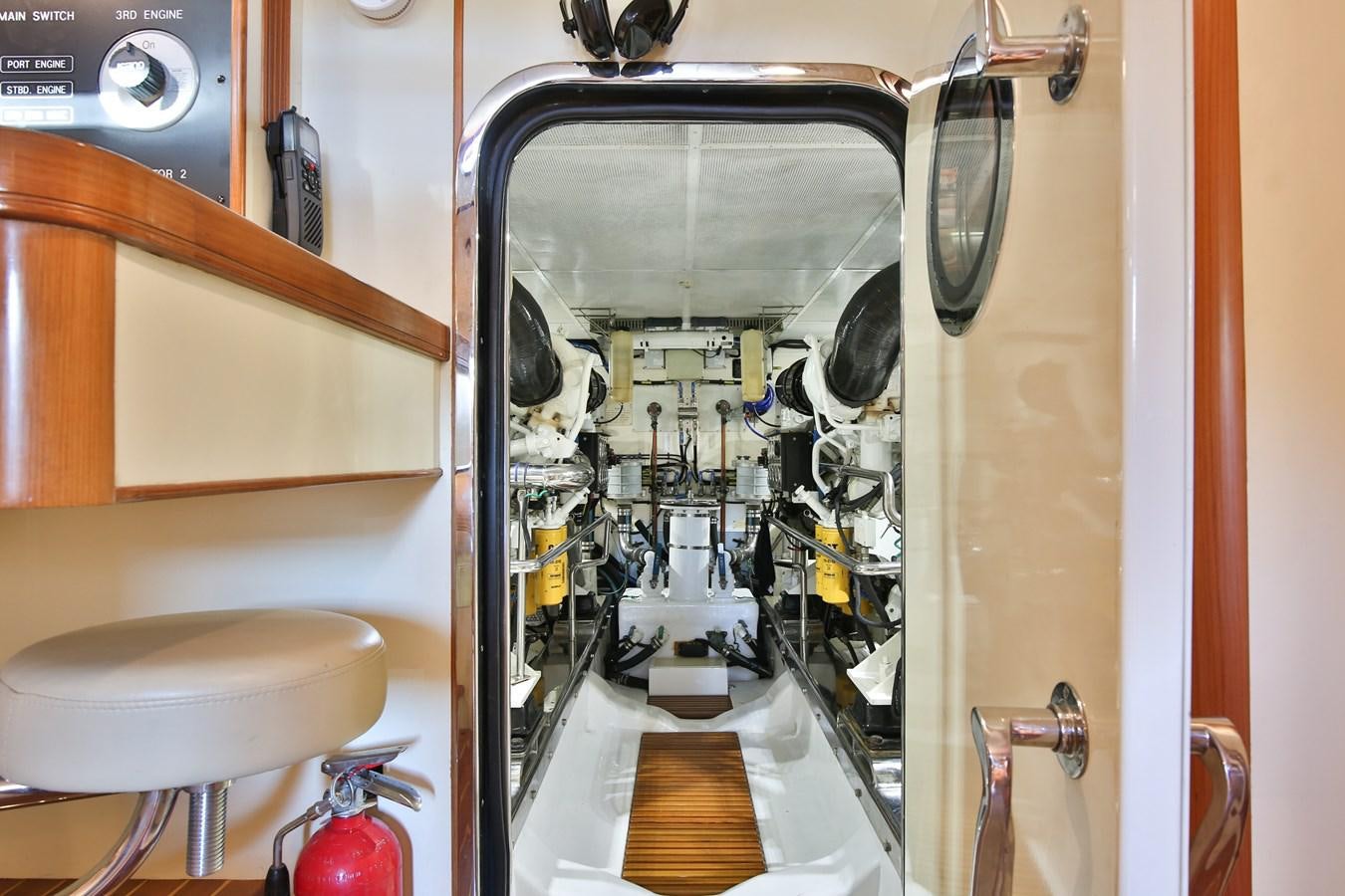 a machine inside a room aboard BESPOKE Yacht for Sale