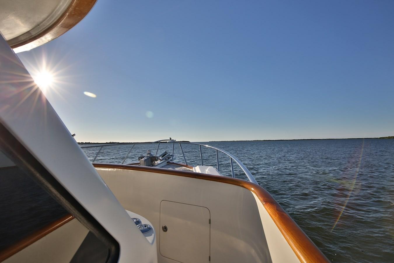 a boat on the water aboard BESPOKE Yacht for Sale