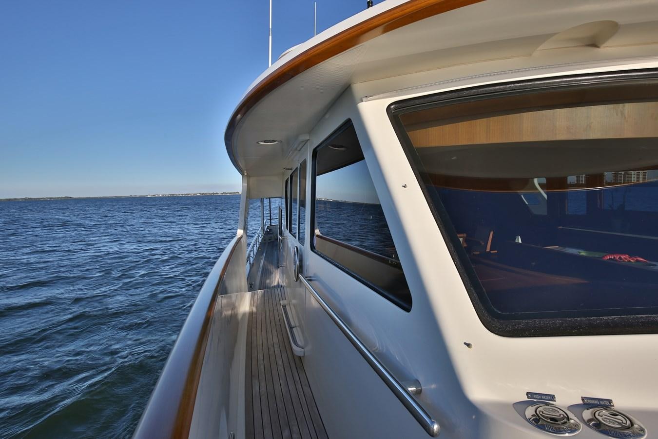 a boat on the water aboard BESPOKE Yacht for Sale