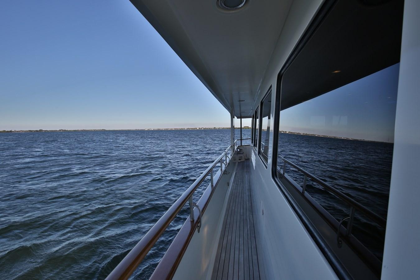 a boat on the water aboard BESPOKE Yacht for Sale